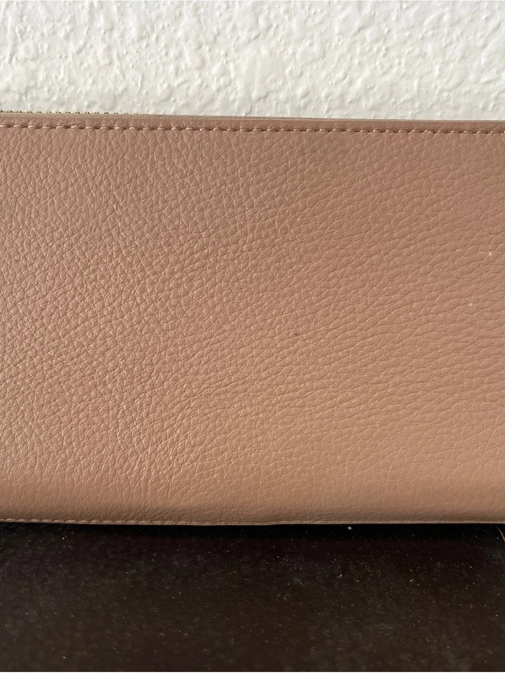 Love Moschino Nude Pink Logo Medallion Wallet